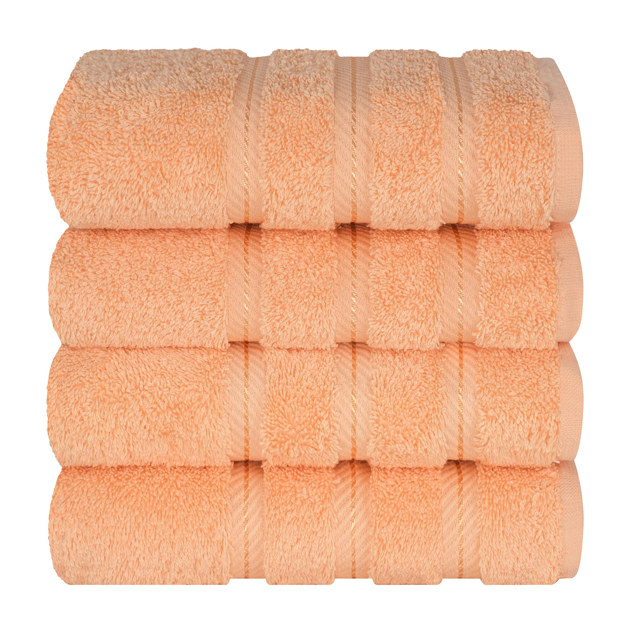 American Soft Linen 100% Cotton Turkish Towels, 4 Pack Hand Towel Set, Super Soft, Absorbent, Quick Dry Premium Towels