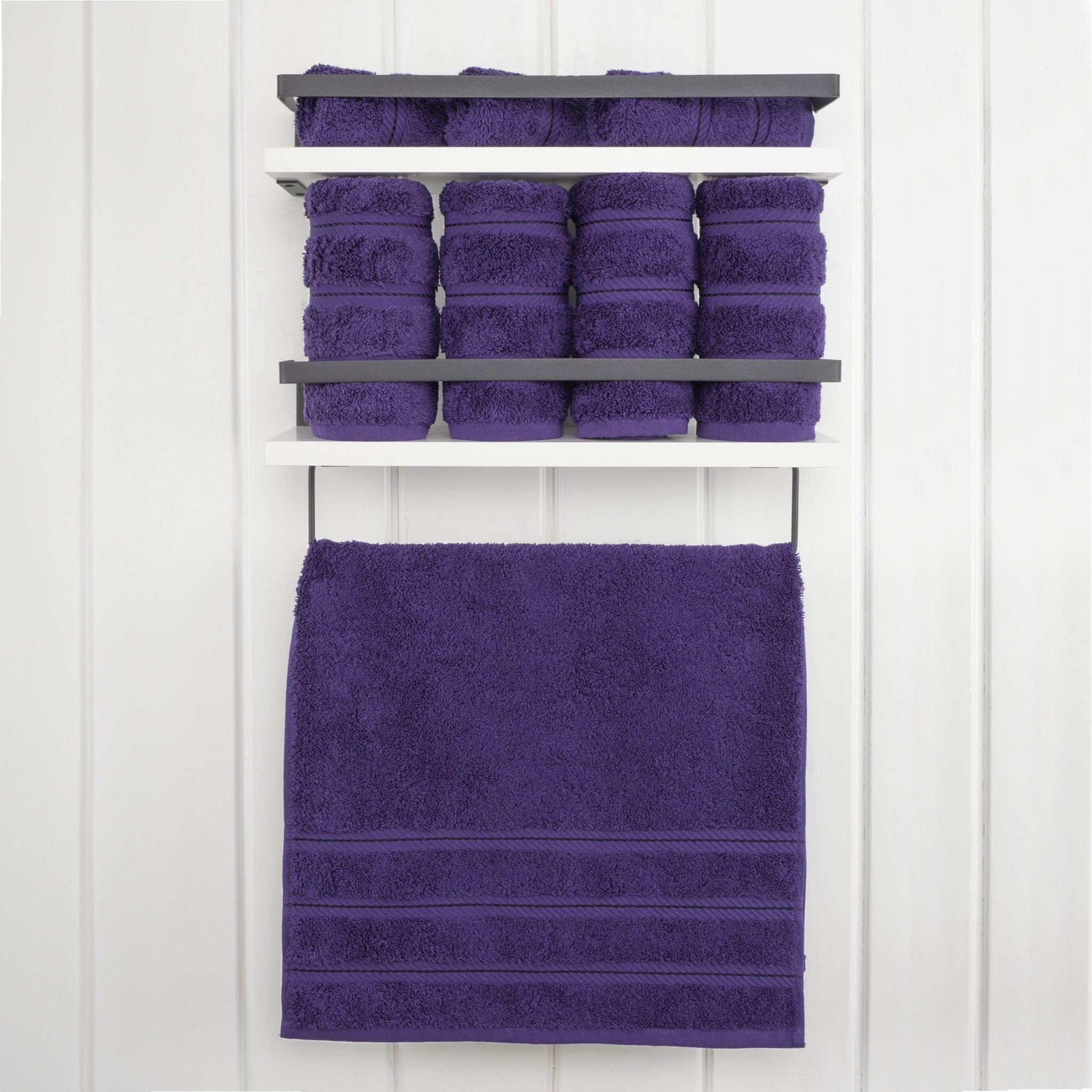 American Soft Linen 100% Cotton Turkish Towels, 4 Pack Hand Towel Set, Super Soft, Absorbent, Quick Dry Premium Towels
