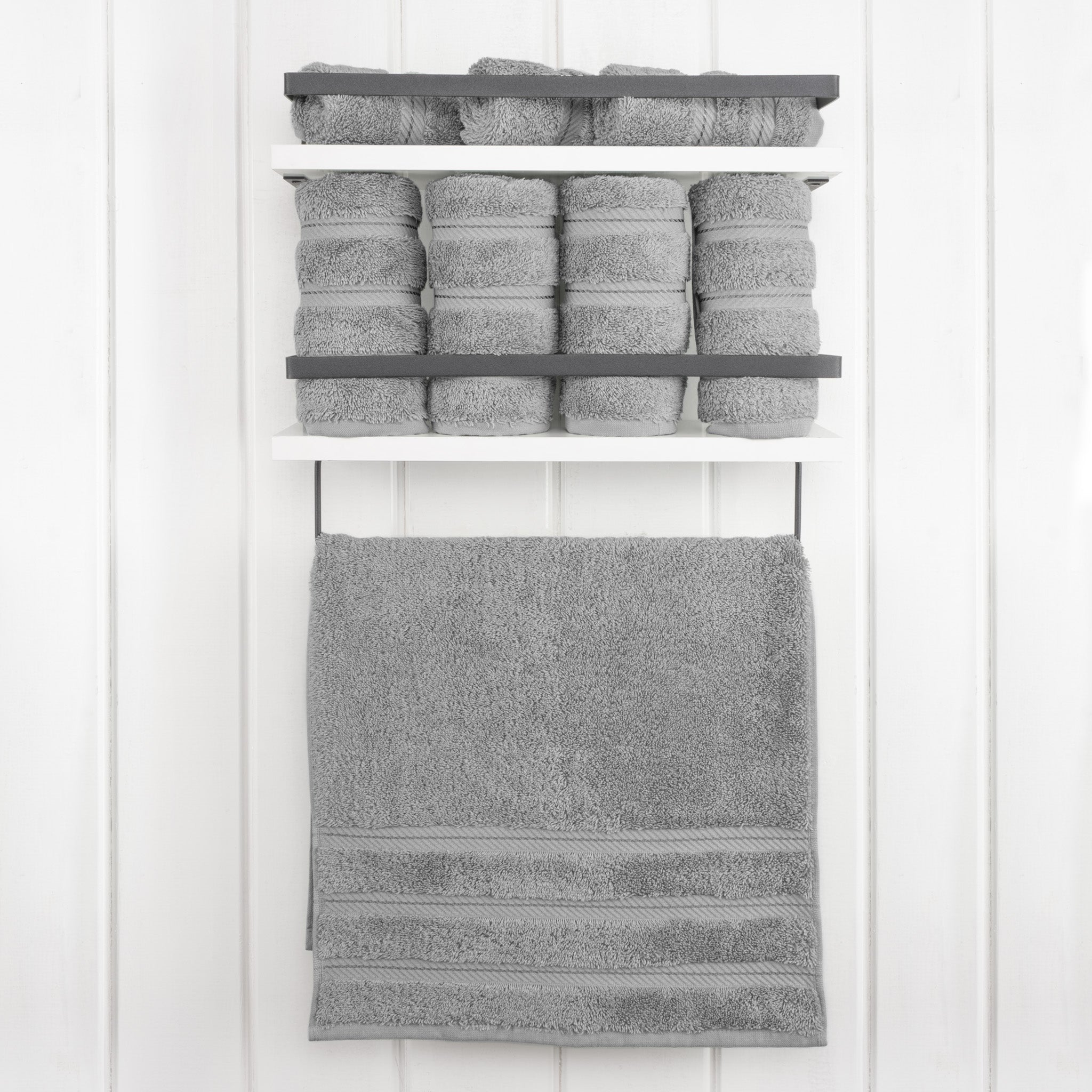 American Soft Linen 100% Cotton Turkish Towels, 4 Pack Hand Towel Set, Super Soft, Absorbent, Quick Dry Premium Towels