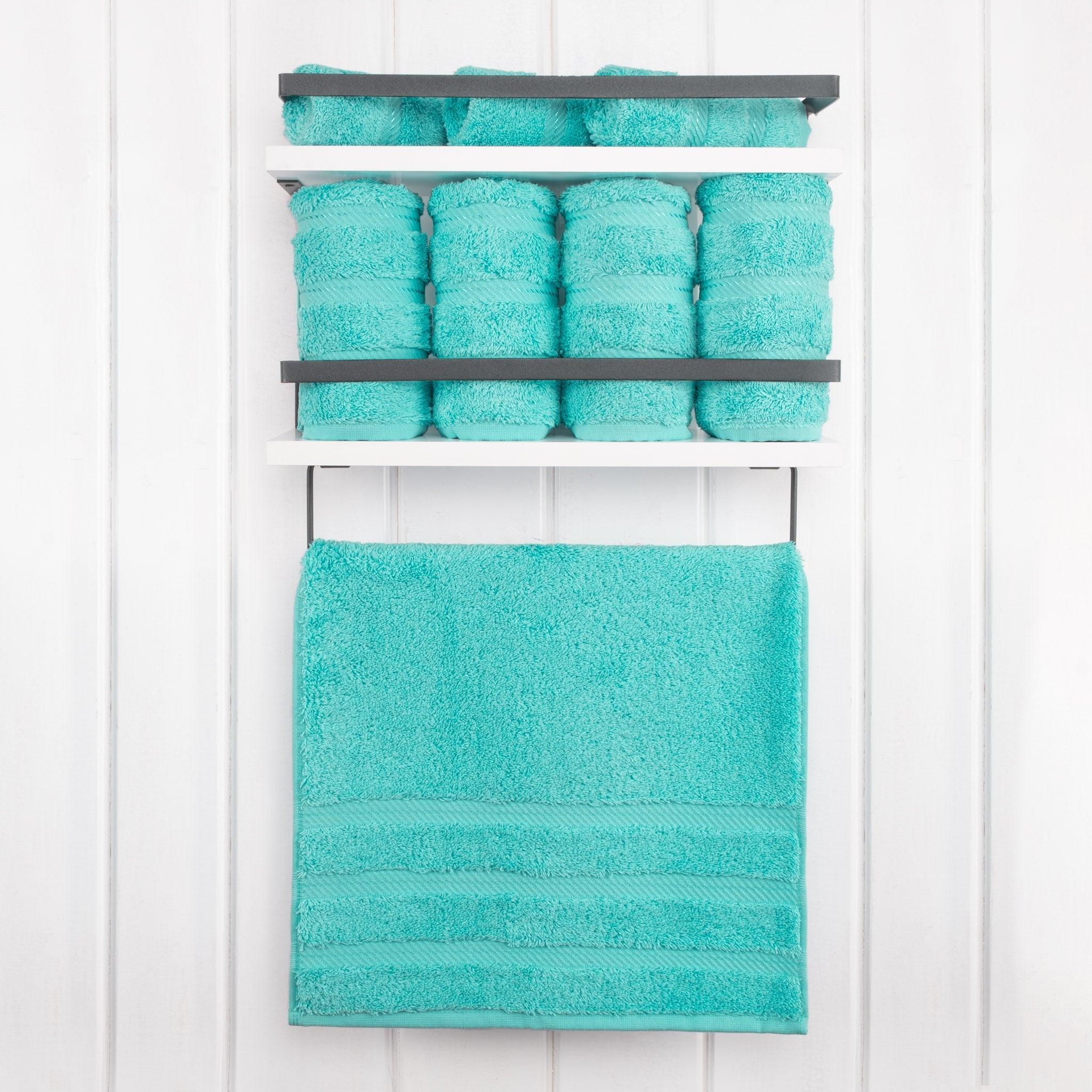 American Soft Linen 100% Cotton Turkish Towels, 4 Pack Hand Towel Set, Super Soft, Absorbent, Quick Dry Premium Towels