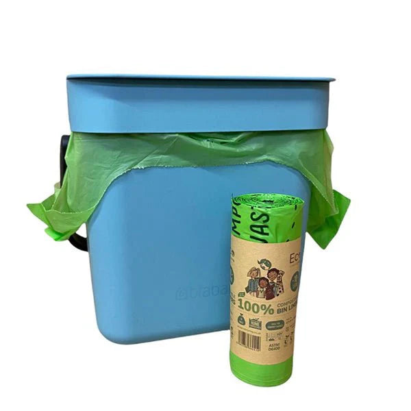 Compostable Waste Bags 2.6 Gallons | 1 Roll of 18 Bags