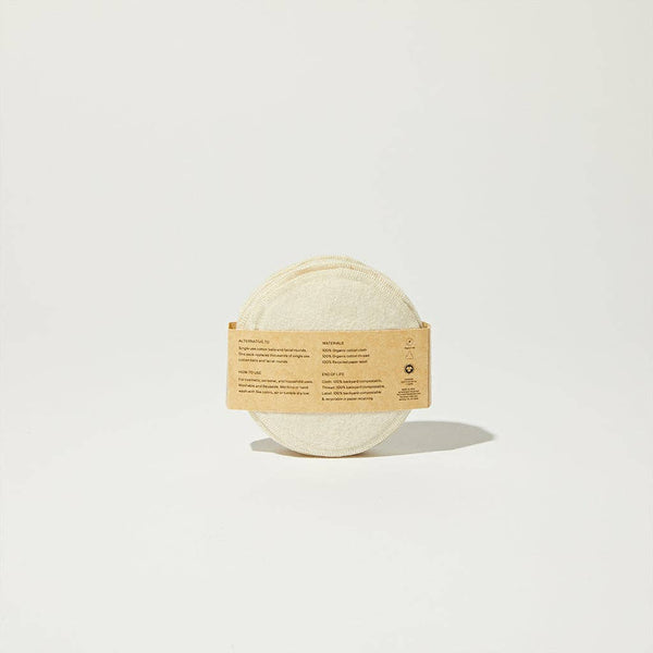 Reusable Organic Cotton Rounds (Set with Finger Pocket)