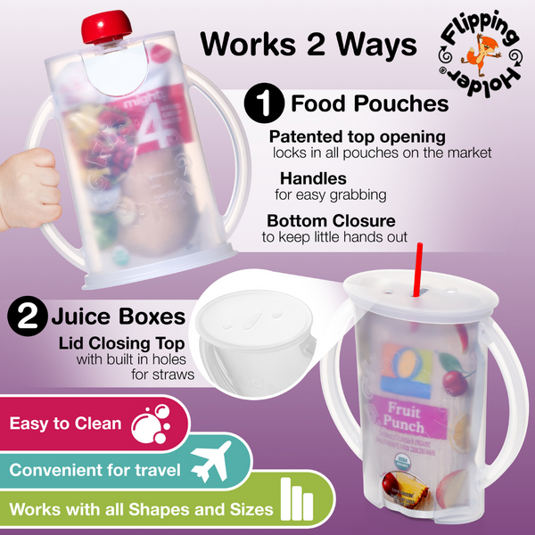 Gift-Ready Bundle for Kid's Snack & Juice Holders