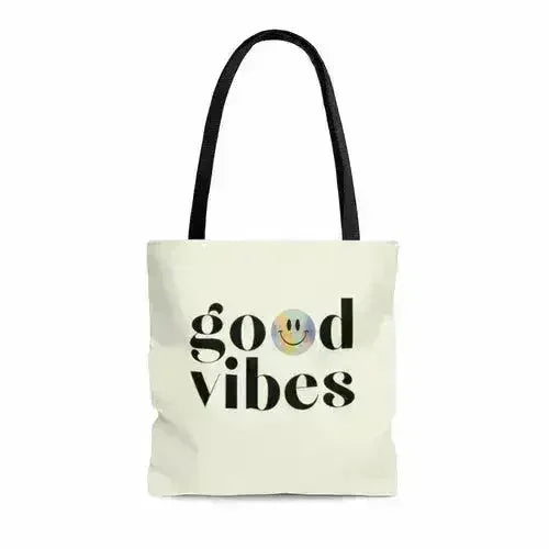 Good Vibes Tote - Beach & Everyday Polyester Bag | Femstylo