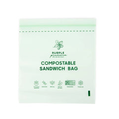 Compostable Resealable Bags. Eco-Friendly & Durable. Snack, Sandwich, Quart & Gallon Sizes