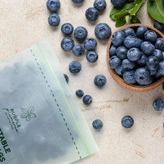 Compostable Resealable Bags. Eco-Friendly & Durable. Snack, Sandwich, Quart & Gallon Sizes