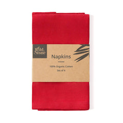 Eco-Friendly Cloth Napkins – Organic Cotton (4-Pack)