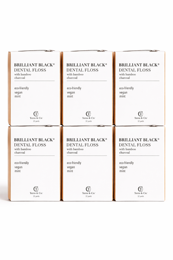 Brilliant Black® Floss – Whitens Between Teeth Naturally