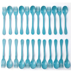 KNORK Eco 24 Pack Bamboo Flatware Set
