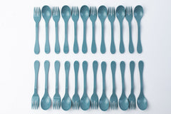 KNORK Eco 24 Pack Bamboo Flatware Set