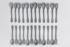 KNORK Eco 24 Pack Bamboo Flatware Set