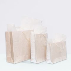 Plant & Grow Gift Bag (Handmade Seed Paper + Ribbon Handles)