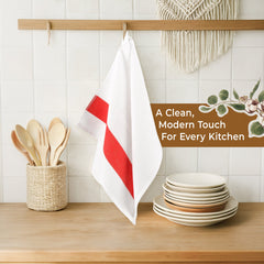 American Soft Linen 4 Packed Dish Towels, 100% Cotton Dish Cloths for Kitchen (BEST PRICE💖 )