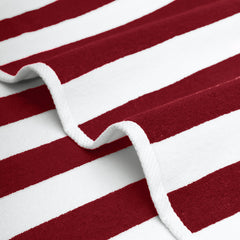 American Soft Linen, Premium Cotton 4 Pack Beach Towels, 30" x 60" Cabana Striped Pool Towels