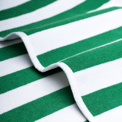 American Soft Linen, Premium Cotton 4 Pack Beach Towels, 30" x 60" Cabana Striped Pool Towels
