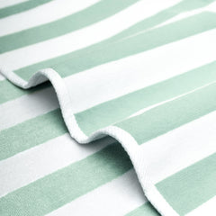 American Soft Linen, Premium Cotton 4 Pack Beach Towels, 30" x 60" Cabana Striped Pool Towels