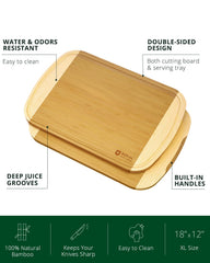Cutting Board Two-tone XL, 18”x12”