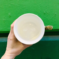 “You Are A Goddess” Gold Handle Mug – 15oz Stoneware