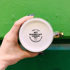 “You Are A Goddess” Gold Handle Mug – 15oz Stoneware