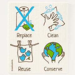 Swedish Dishcloth | Reusable & Biodegradable Paper Towel Alternative