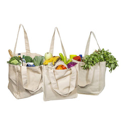 Organic Cotton Mesh Tote Bag – 6-Compartment Produce Bag