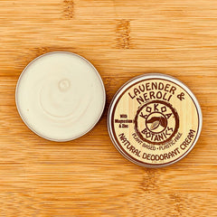 Lavender & Neroli - Natural Deodorant Cream - Aluminum-Free - 2 oz