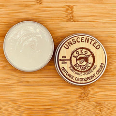 Unscented - Natural Deodorant Cream - Aluminum-Free - Plastic-Free 2.5 oz