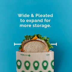 Paper Sandwich Bags (50-Pack) – Compostable, Plastic-Free & Food Safe
