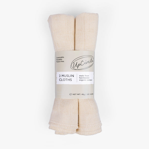 Organic Muslin Face Cloths