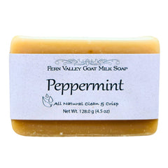 Handmade Goat Milk Soap | All Natural Peppermint