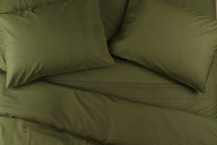 Crisp Percale Cotton Bed Sheets