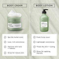 Natural Body Cream with Aloe Vera + Cocoa Butter