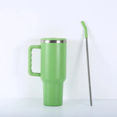 DecorBites™ 40oz Stainless Steel Sippy Cup Thermo Bottle for Coffee Travel Mug