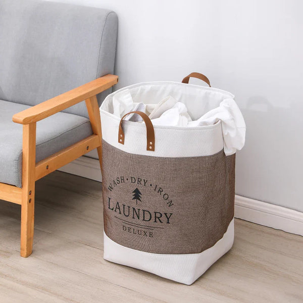 Eco-Friendly Foldable Laundry Basket – Large & Portable