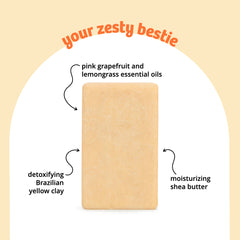 Main Squeeze Moisturizing Hand & Body Bar Soap