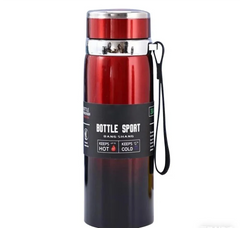 1L Stainless Steel Thermal Water Bottle | Vacuum Insulated | Hot & Cold | Leakproof Lid