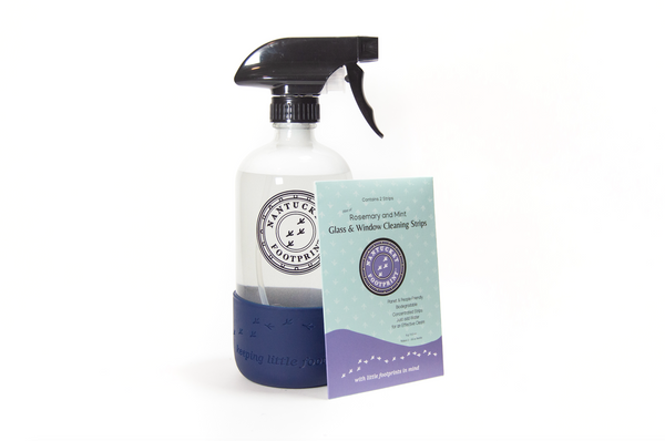 Glass & Window Cleaning Spray – 16 oz Refillable Kit