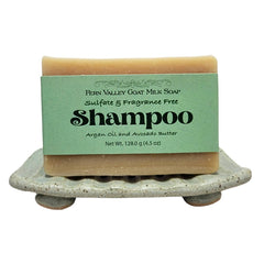 Handmade Goat Milk Shampoo Bar – Argan & Avocado, Fragrance-Free