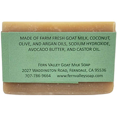 Handmade Goat Milk Shampoo Bar – Argan & Avocado, Fragrance-Free