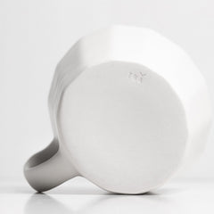 Monday Mug - Handmade Porcelain Coffee Cup