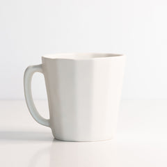 Monday Mug - Handmade Porcelain Coffee Cup