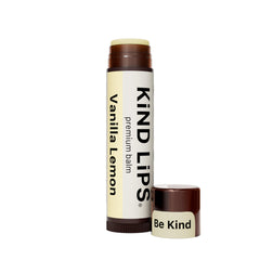 Kind Lips Organic Lip Balm Vanilla Lemon | Petroleum Free | Gluten Free | Made in USA