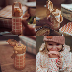 Sip + Chug 2 in 1 Thermo Water Bottle 12 oz. | Scandi Floral