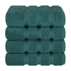 American Soft Linen 100%  Cotton Turkish Towels, 4 Pack Hand Towel Set, Super Soft, Absorbent, Quick Dry Premium Towels