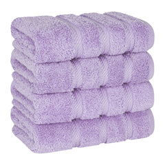 American Soft Linen 100%  Cotton Turkish Towels, 4 Pack Hand Towel Set, Super Soft, Absorbent, Quick Dry Premium Towels