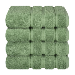 American Soft Linen 100%  Cotton Turkish Towels, 4 Pack Hand Towel Set, Super Soft, Absorbent, Quick Dry Premium Towels