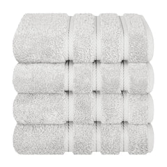 American Soft Linen 100%  Cotton Turkish Towels, 4 Pack Hand Towel Set, Super Soft, Absorbent, Quick Dry Premium Towels