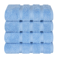 American Soft Linen 100%  Cotton Turkish Towels, 4 Pack Hand Towel Set, Super Soft, Absorbent, Quick Dry Premium Towels