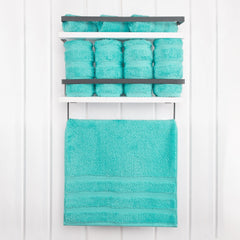 American Soft Linen 100%  Cotton Turkish Towels, 4 Pack Hand Towel Set, Super Soft, Absorbent, Quick Dry Premium Towels