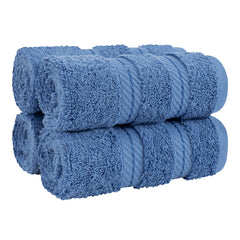 4 Piece 100% Cotton Softness, Elegance, Comfort Washcloth Turkish Towel Set
